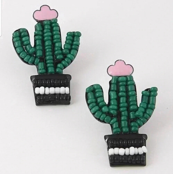 Cactus Earrings - Picture 1 of 2
